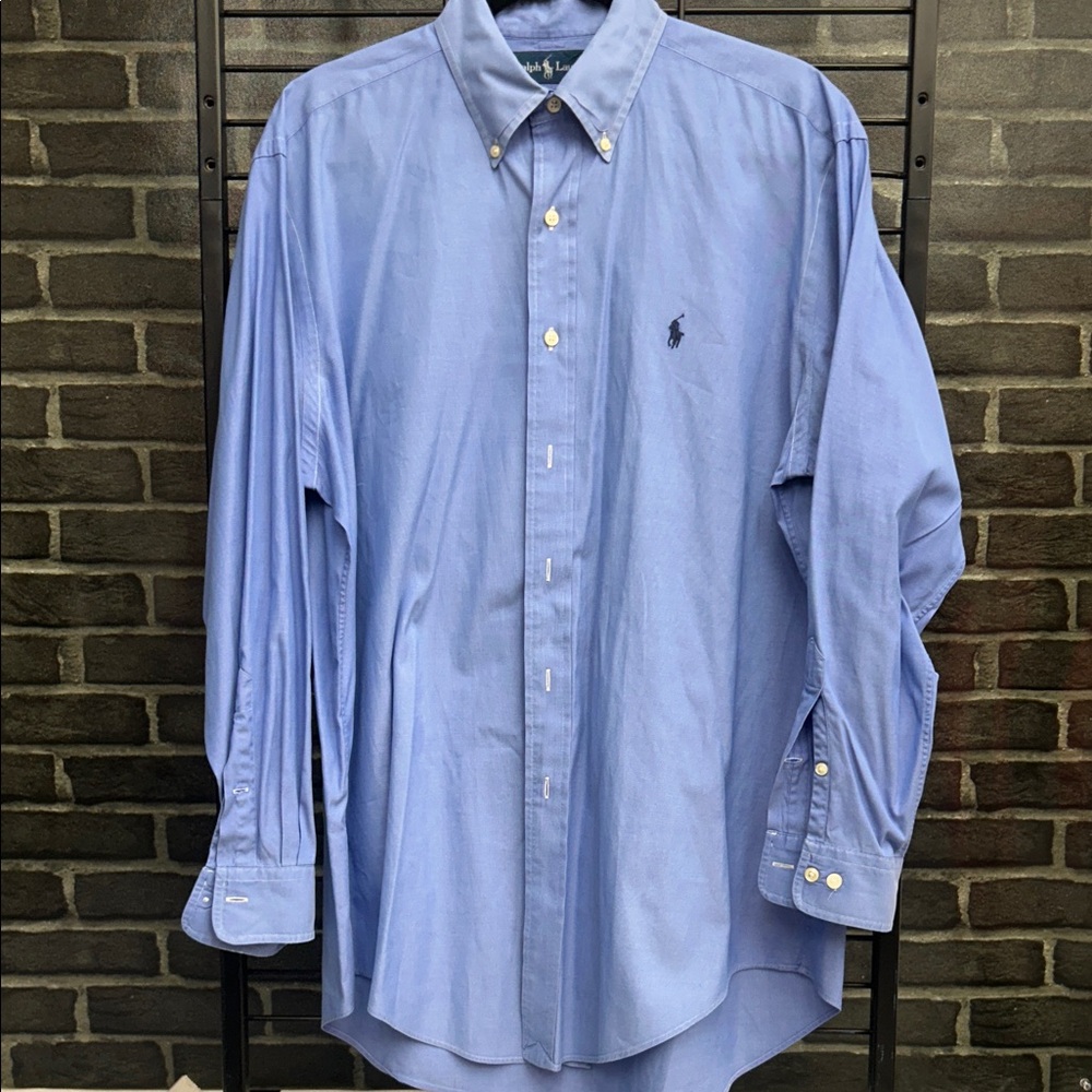 Ralph Lauren Light Blue Casual Button-Down Shirt